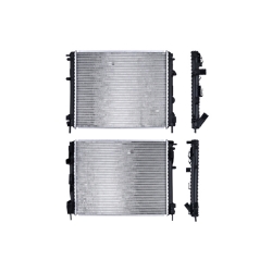 Radiador Rn Clio 02-10 L4 1.6 Lts C/S Aa Std 18 8/9X16 2/3X26Mm Alum Sold Polar