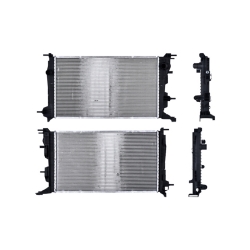 Radiador Rn Megane 08-10 L4 2.0 Lts Aut C/S Aa 24 3/5X25 1/8X26Mm Alum Sold Polar