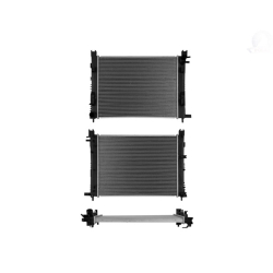 Radiador Rn Logan 2015 2016 2017 2018 2019 2020 L4 1.6, 2.0 Lts C/S Aa Std 20X16 1/3X26Mm Alum Sold Polar