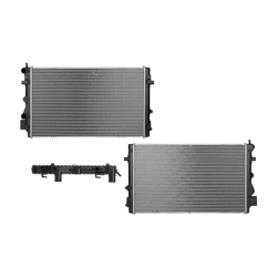 Radiador St Ibiza/Vw Polo 09-16 L4 1.6, 1.8, 2.0 Lts Aut/Std C/S Aa 25 3/5X15 2/3X26Mm Alum Sold Polar