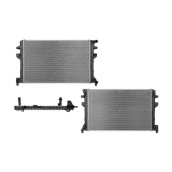 Radiador St Leon 12-20 L4 2.0 Lts Std C/S Aa 24 2/5X16X16Mm Alum Sold Polar