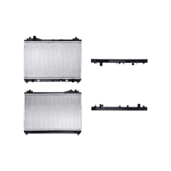 Radiador Sz Grand Vitara 2006 2007 2008 2009 2010 V6 2.5, 2.7, 3.2 Lts C/S Aa Aut 17 5/7X27 1/2X16Mm Alum Sold Polar