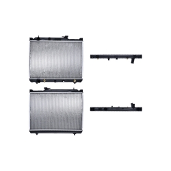 Radiador Sz Grand Vitara 01-05 L4 V6 1.6, 2.0, 2.5 Lts C/S Aa Aut 16 3/4X23 1/2X26Mm Alum Sold Polar