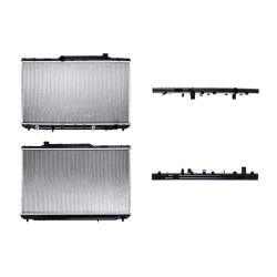 Radiador Ty Camry 92-96 L4 2.2 Lts C/S Aa Aut 16 3/4X27 7/8X16Mm Alum Sold Polar