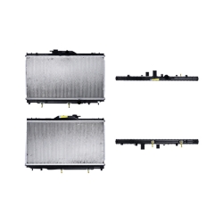 Radiador Ty Corolla/Prizm 98-02 L4 1.8 Lts C/S Aa Aut 13 7/9X24 5/7X16Mm Alum Sold Polar