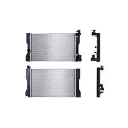 Radiador Ty Corolla 09-17 L4 1.8, 2.4 Aut C/S Aa Hecho En Japon 23 5/8X14 7/8X16Mm Alum Sold Polar