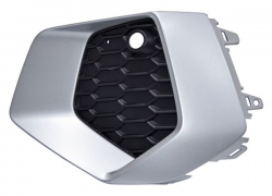 Parrilla Audi A3 2022 2023 2024 S/Faro Niebla C/Hoyo P/Sens Filo Plata Izq