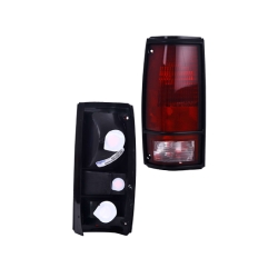 Par Calaveras  Chevrolet S10 Filo Negro 1982 1983 1984 Depo