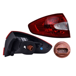 Par Calaveras Ext Ford Fiesta Sedan  2011 2012 2013 Depo