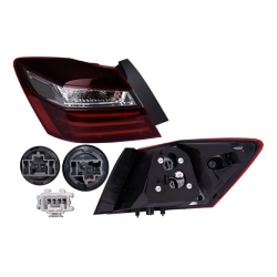 Par Calaveras Ext Honda Accord Leds 2016 2017 Depo