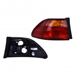 Par Calaveras Ext Honda Accord Sedan Roja 1998 1999 Depo