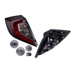 Par Calaveras Ext Honda Civic Type R Coupe Leds 2017 Depo