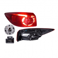 Par Calaveras Ext Mazda 3 Sedan Leds 2014 2015 2016 Depo