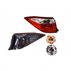 Par Calaveras Ext Toyota Corolla  2014 2015 2016 Depo