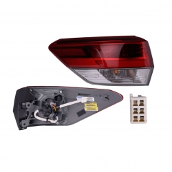 Par Calaveras Ext Toyota Highlander Leds 2017 2018 2019 Depo