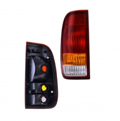 Par Calaveras  Ford F150 Ambar/Bco/Roja 2004 2005 2006 Depo