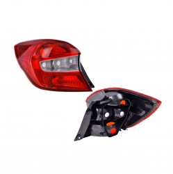 Par Calaveras  Ford Figo 5 Puertas Roja/Bco 2016 2017 Depo