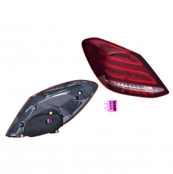 Par Calaveras  Mbenz Clase C Full Leds 2015 2016 2017 Depo