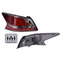 Par Calaveras  Nissan Altima Leds Filo Negro 2014 2015 Depo