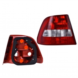 Par Calaveras  Volkswagen Derby Roja/Blanco 2001 2002 Depo