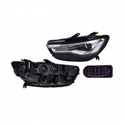 Par Faros Audi A6 C/Leds P/Xenon 2016 2017 2018 Depo