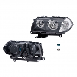 Par Faros Bmw X3 Electrico F/Negro 2003 2004 2005 2006 Depo
