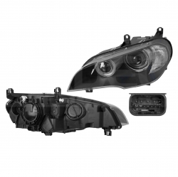 Par Faros Bmw X5 C/Leds P/Xenon 2007 2008 2009 Depo