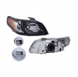 Par Faros Chevrolet Aveo Sedan Fondo Negro 2012 2013 Depo