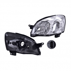 Par Faros Chevrolet Chevy Fondo Cromado 2009 2010 2011 Depo