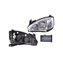 Par Faros Chevrolet Corsa Sedan F/Cromo 5 Pines 2003 Depo