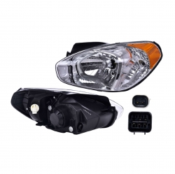 Par Faros Dodge Attitude Manual P/Halogeno 2006 2007 Depo