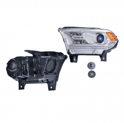 Par Faros Dodge Durango Fondo Cromado 2014 2015 Depo