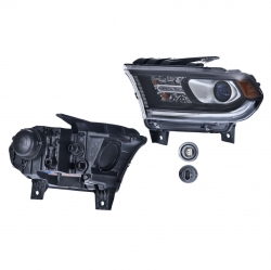 Par Faros Dodge Durango Fondo Negro 2014 2015 Depo