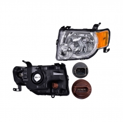 Par Faros Ford Escape Fondo Cromado 2008 2009 2010 Depo