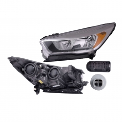 Par Faros Ford Escape Fondo Cromado 2017 2018 Depo