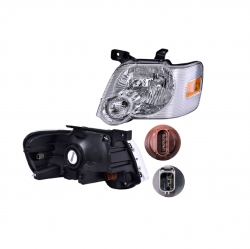 Par Faros Ford Explorer Fondo Cromado 2006 2007 2008 Depo