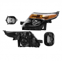 Par Faros Ford Explorer Filo Cromado 2011 2012 2013 Depo