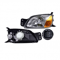 Par Faros Ford Fiesta C/Base Esq Ambar 2000 2001 2002 Depo