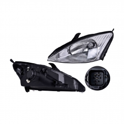 Par Faros Ford Focus Fondo Cromado 2000 2001 2002 Depo