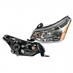 Par Faros Ford Focus Usa Fondo Cromado 2008 2009 2010 Depo