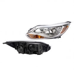 Par Faros Ford Focus Sedan Fondo Cromado 2012 2013 Depo