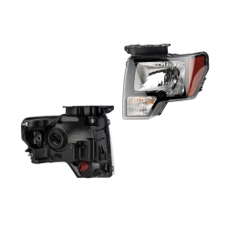 Par Faros Ford Lobo Bisel Negro 2009 2010 2011 2012 Depo