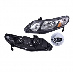 Par Faros Honda Civic Sedan Hybrid 2006 2007 2008 Depo