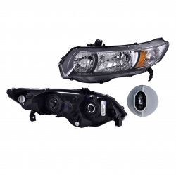 Par Faros Honda Civic Coupe 2010 2011 Depo