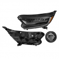 Par Faros Honda Cr-V Touring C/Leds 2020 2021 Depo