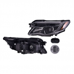 Par Faros Honda Pilot C/Leds 2016 2017 2018 Depo