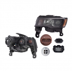 Par Faros Jp Grand Cherokee Filo Negro P/Halogeno 2017 Depo