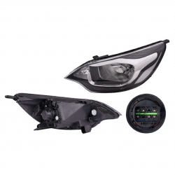 Par Faros P/Kia Rio Sedan Elec/Manual C/Leds 2012 2013 Depo