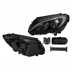 Par Faros Mbenz Clase C Elec C/Motor C/Leds 2015 2016 Depo