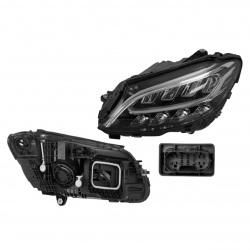 Par Faros Mbenz Clase C Elec C/Motor C/Leds 2019 2020 Depo